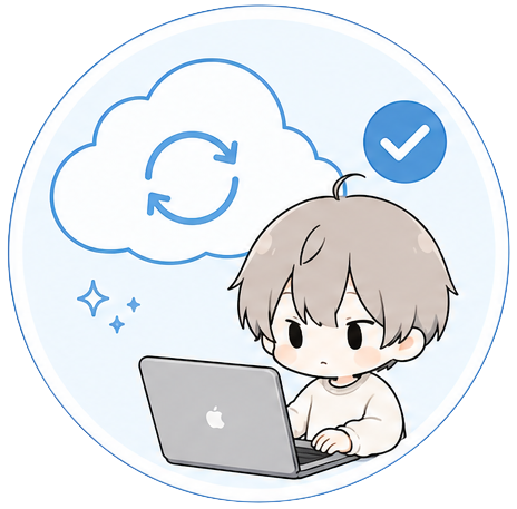自動保存のイラスト